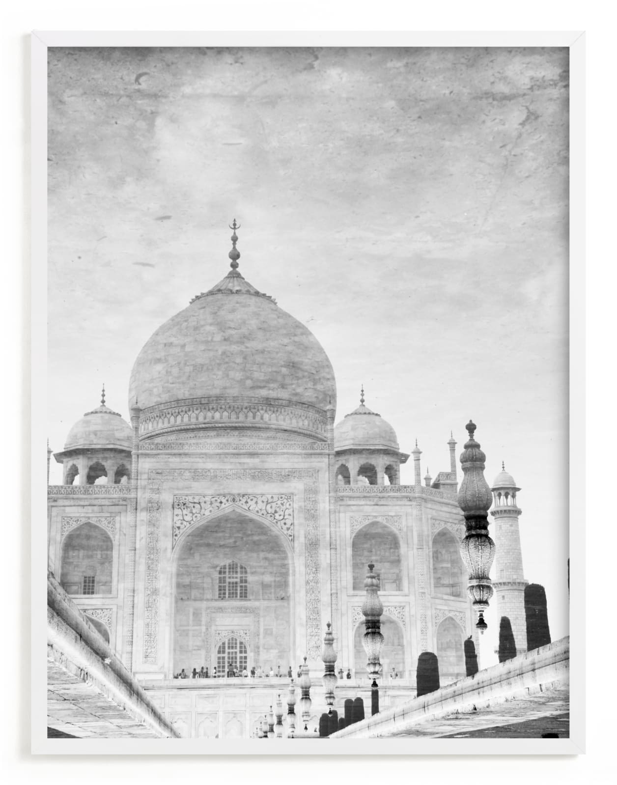 "Reflection of the Taj Mahal" - Limited Edition Art Print by Heather Marie in beautiful frame options and a variety of sizes.