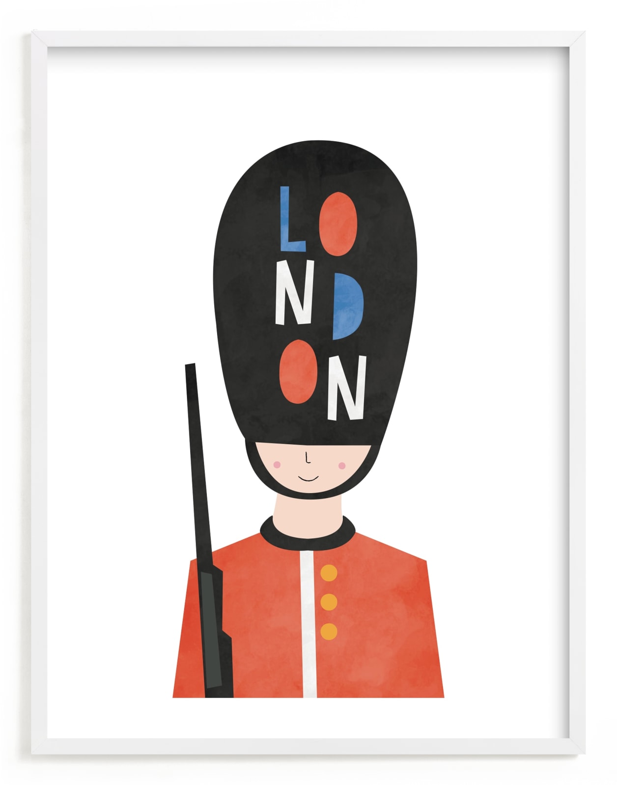 "Royal Guard" - Limited Edition Art Print by Nazia Hyder in beautiful frame options and a variety of sizes.