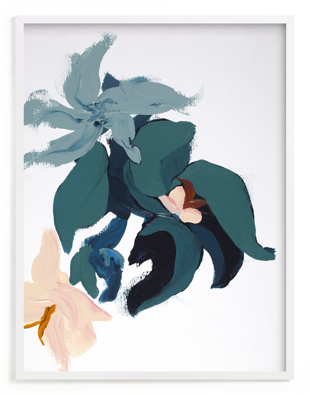 Modern Abstract Floral art print