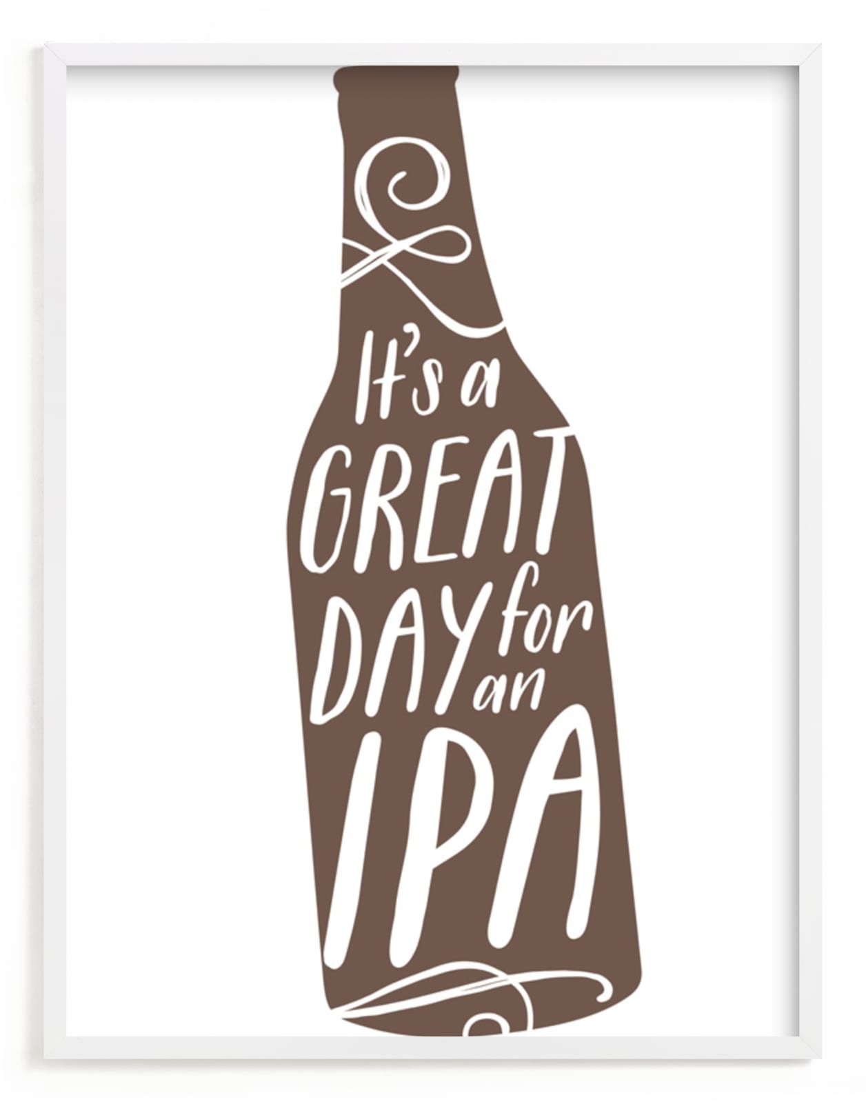 "Great IPA" - Art Print by Jessie Steury in beautiful frame options and a variety of sizes.