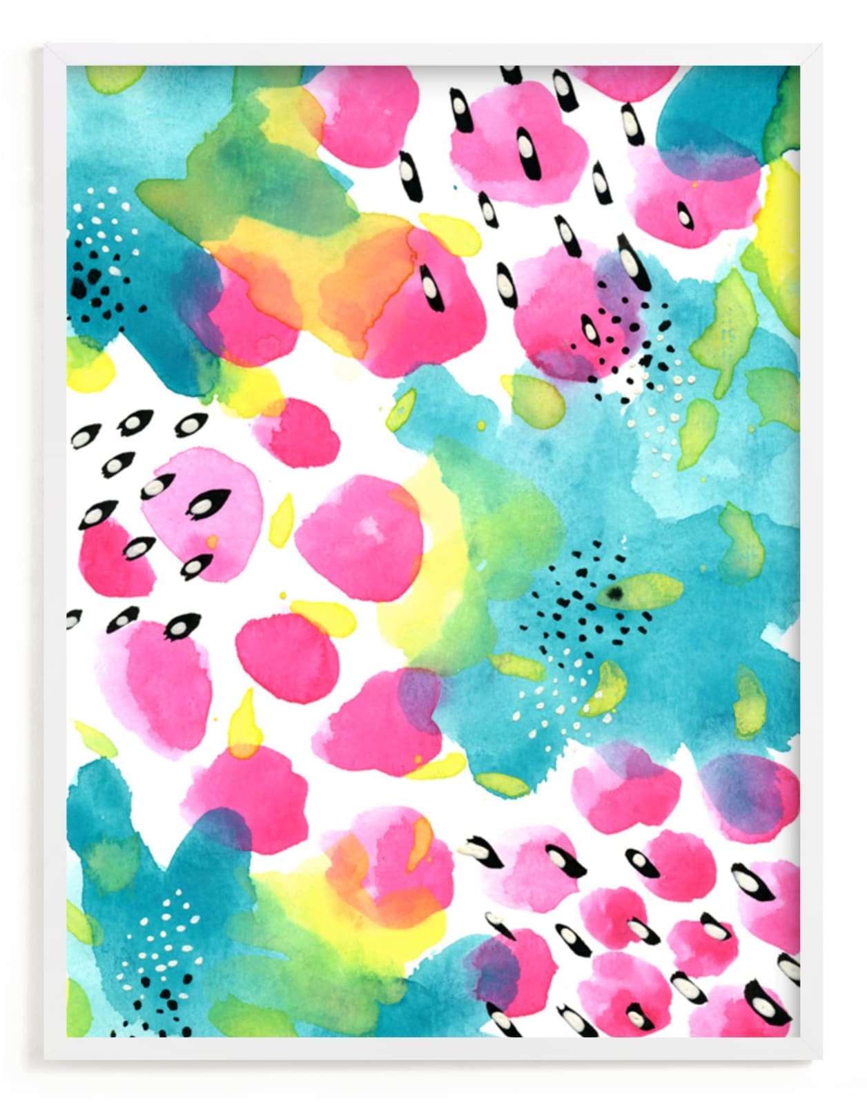 "Summer Splash" - Art Print by Simona Camp in beautiful frame options and a variety of sizes.