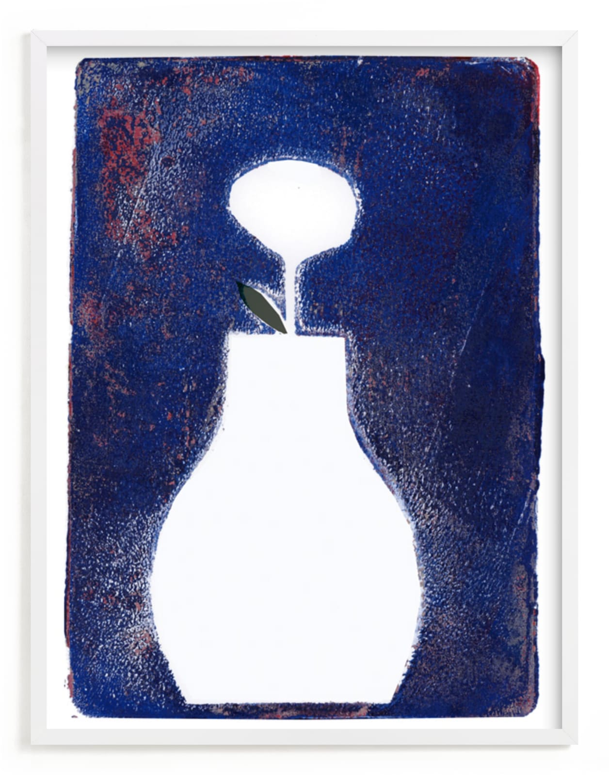 "Sometimes it is blue2" - Art Print by Bethania Lima in beautiful frame options and a variety of sizes.