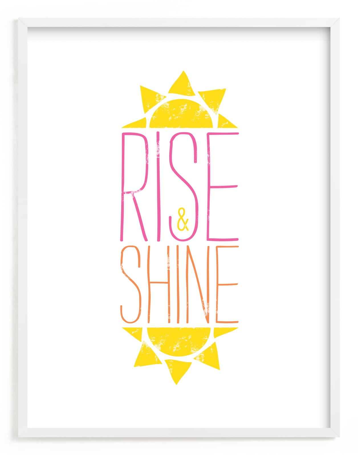 "Good Morning Sunshine" - Art Print by Christina Novak in beautiful frame options and a variety of sizes.