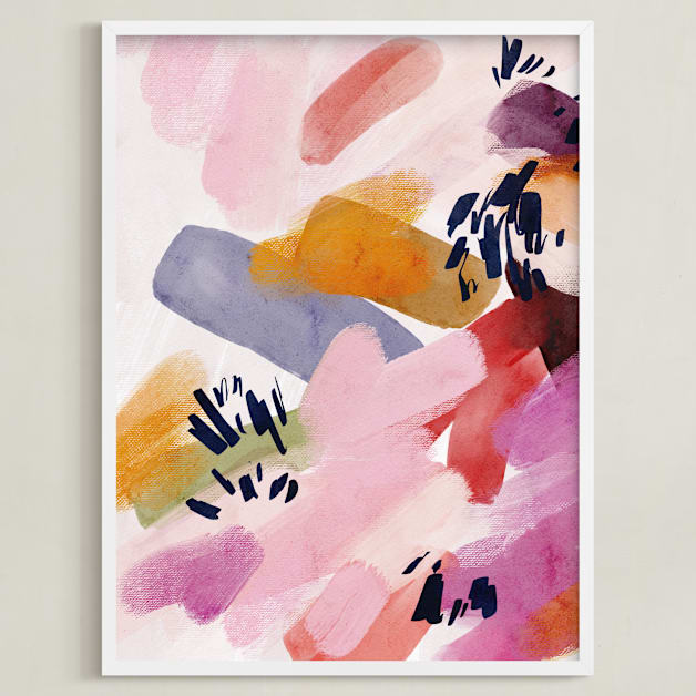 "Deconstructed Rainbows" by Britt Mills in beautiful frame options and a variety of sizes.