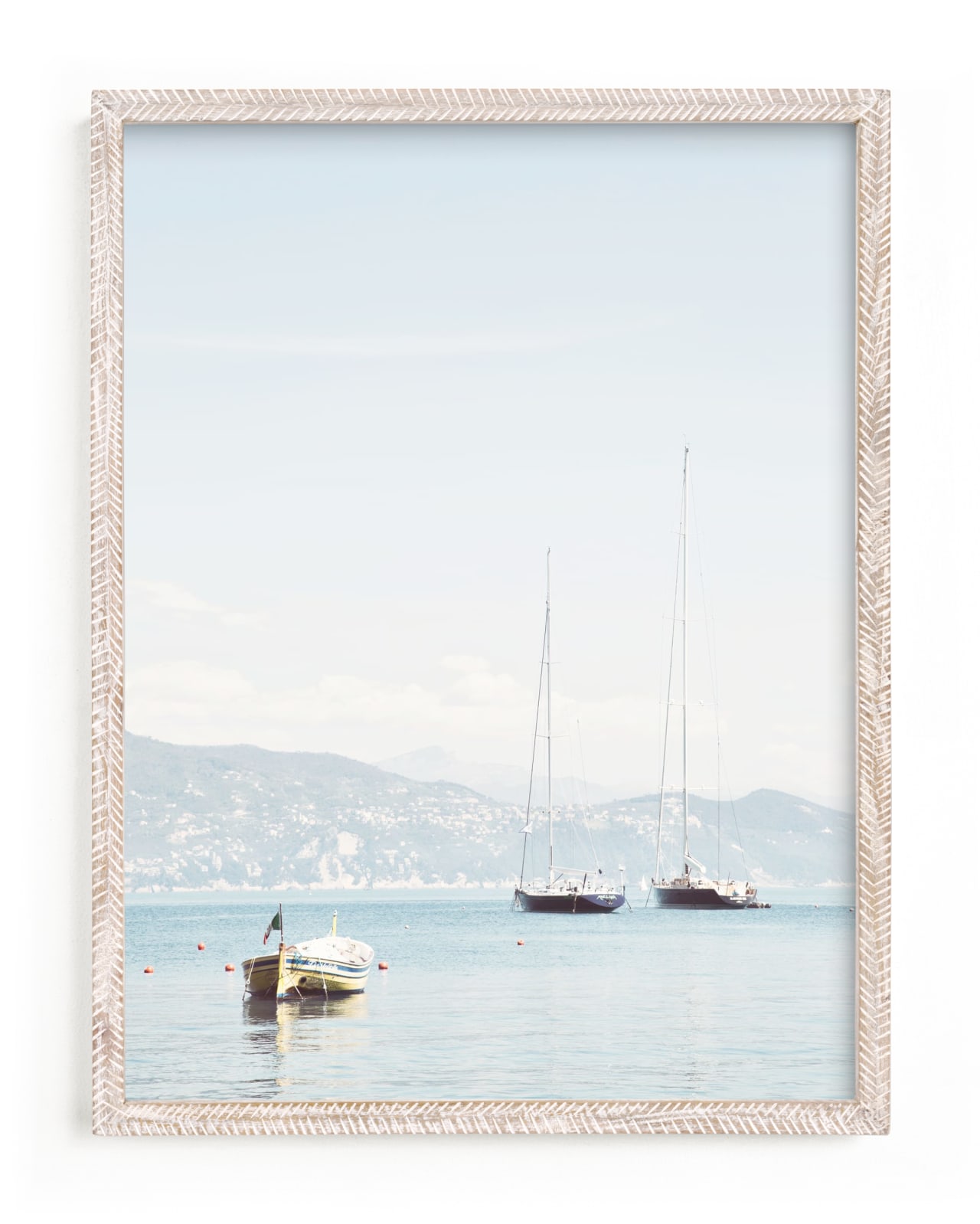 "Portofino Afternoon" - Limited Edition Art Print by Three Kisses Studio in beautiful frame options and a variety of sizes.