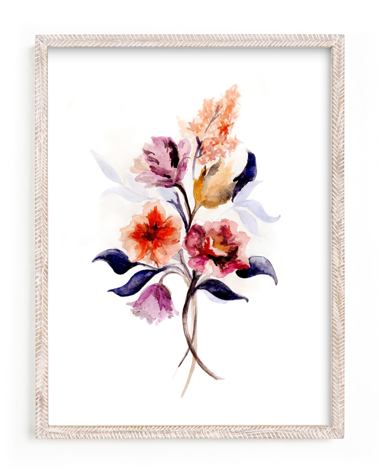 "Grecian Floral" - Limited Edition Art Print by Olivia Kanaley Inman in beautiful frame options and a variety of sizes.