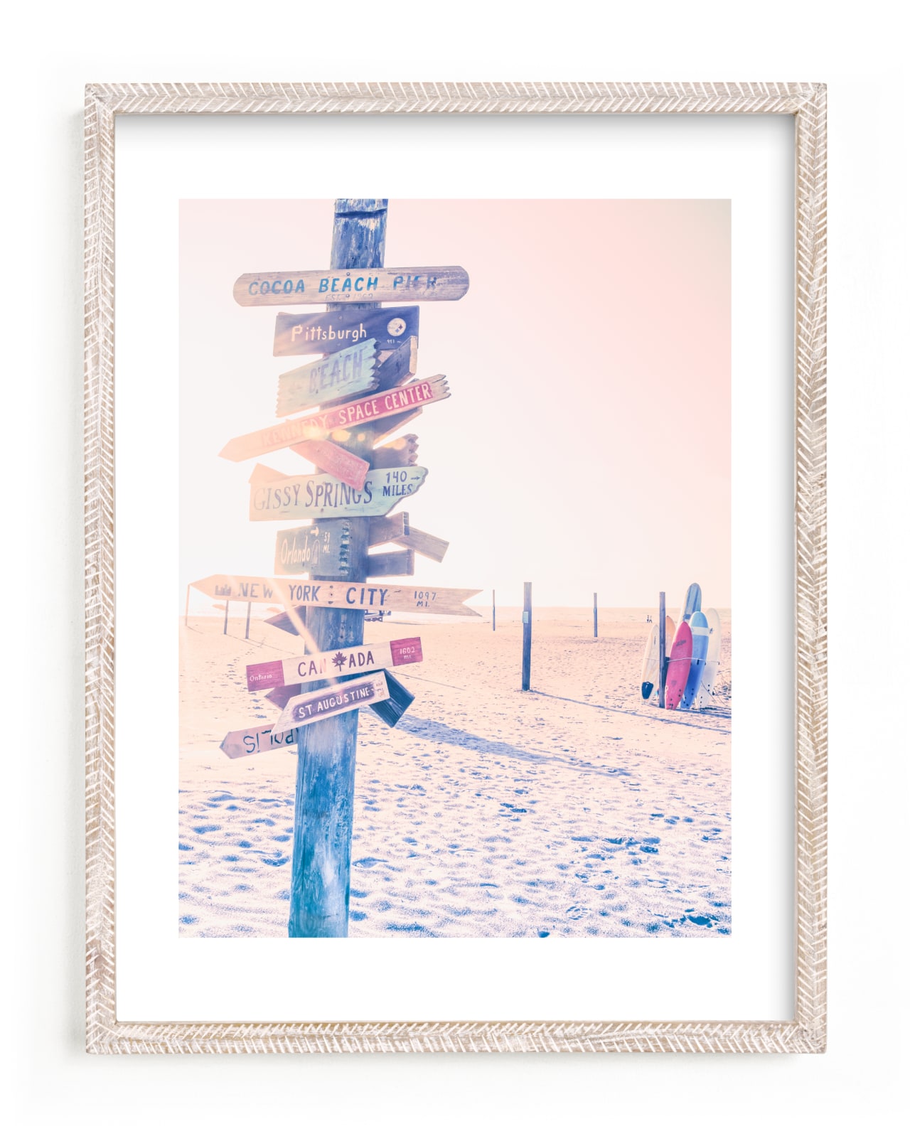 "Summer Getaway" - Limited Edition Art Print by Rega in beautiful frame options and a variety of sizes.