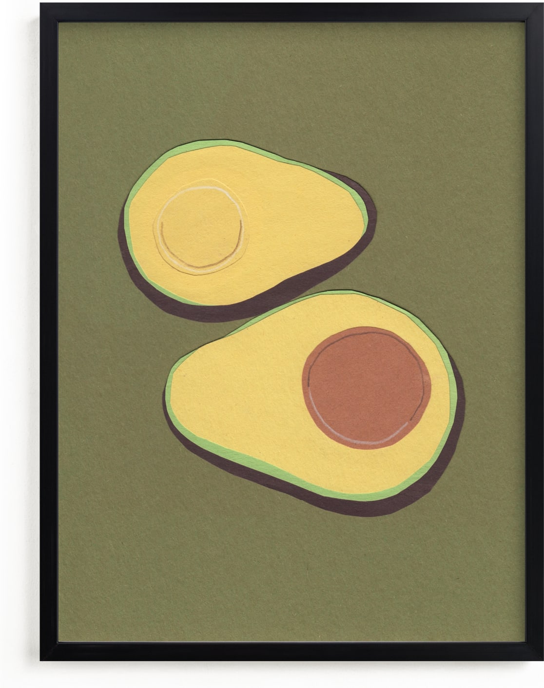 This is a brown art by Elliot Stokes called avocado.