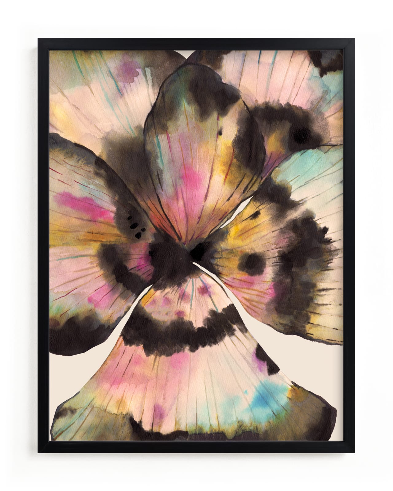 "Bloom in Ink" - Limited Edition Art Print by Tae Lee in beautiful frame options and a variety of sizes.