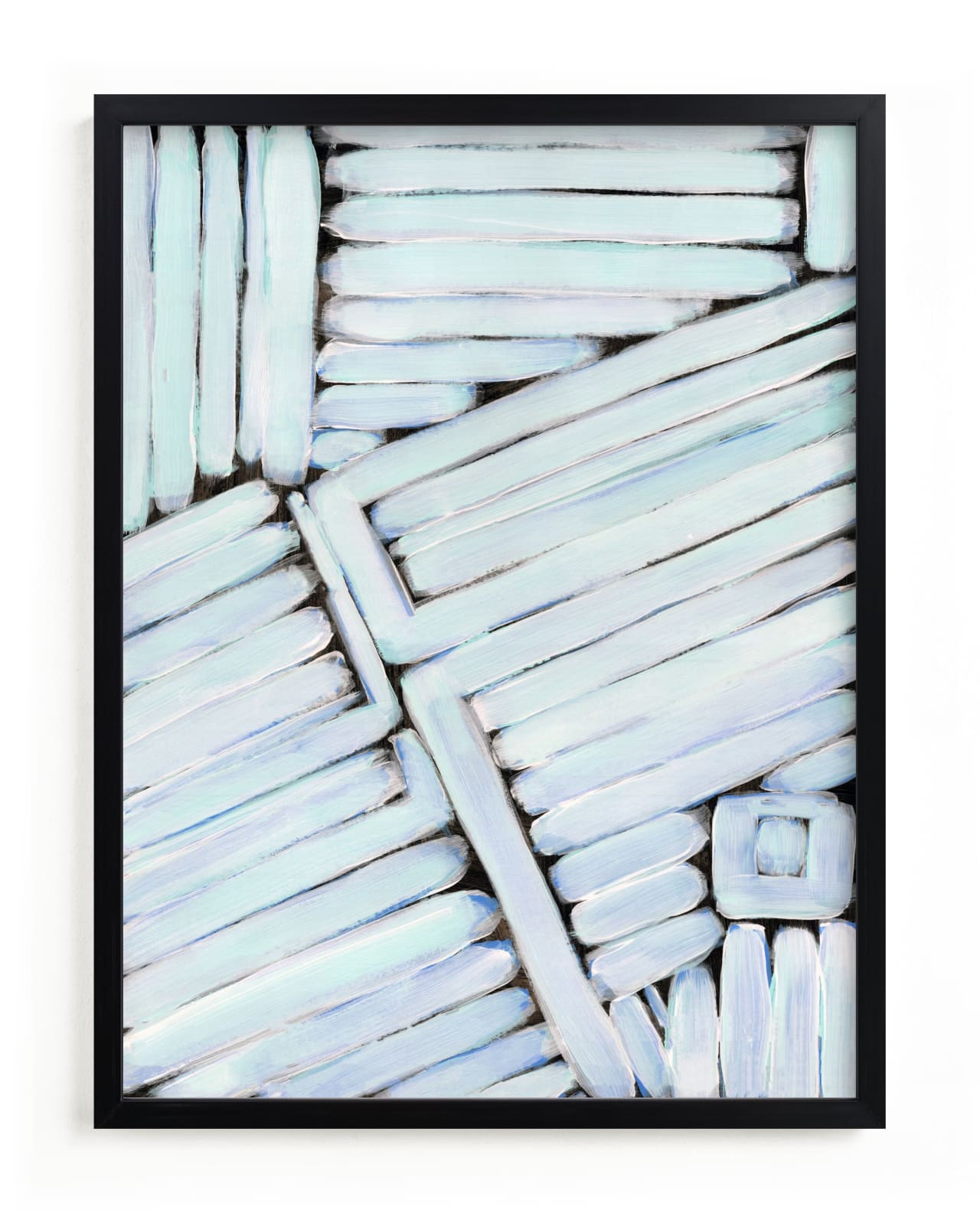 "Zips and Stripes" - Limited Edition Art Print by Lauren Rutley in beautiful frame options and a variety of sizes.