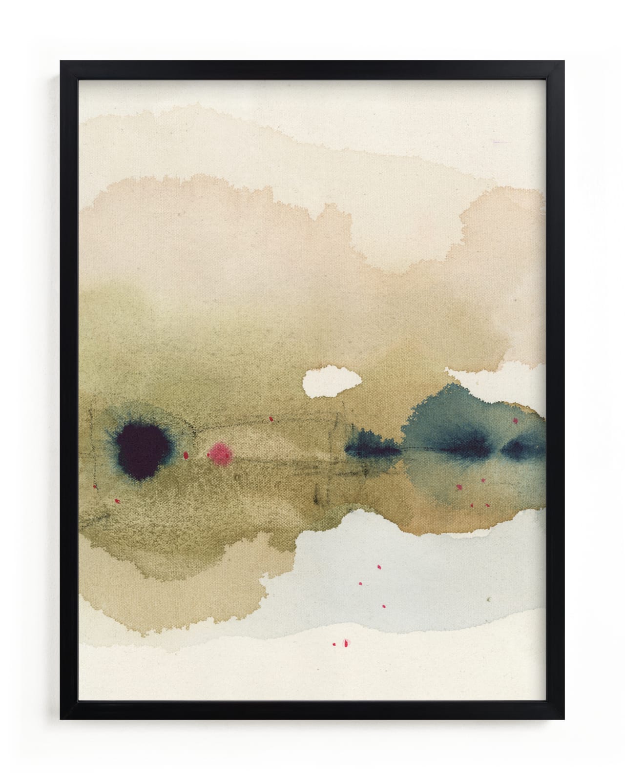 "Viridian Misty Lake I" - Limited Edition Art Print by Shina Choi in beautiful frame options and a variety of sizes.