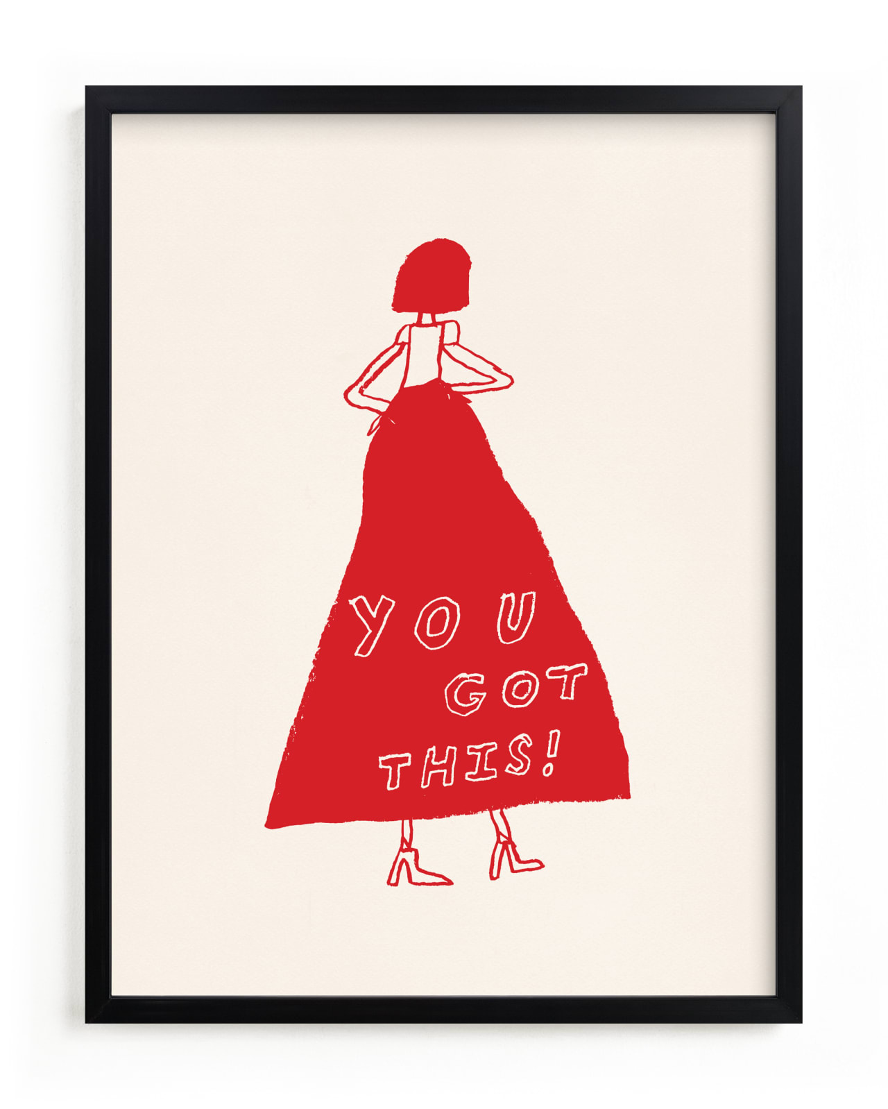 "You Got This" - Limited Edition Art Print by Elliot Stokes in beautiful frame options and a variety of sizes.