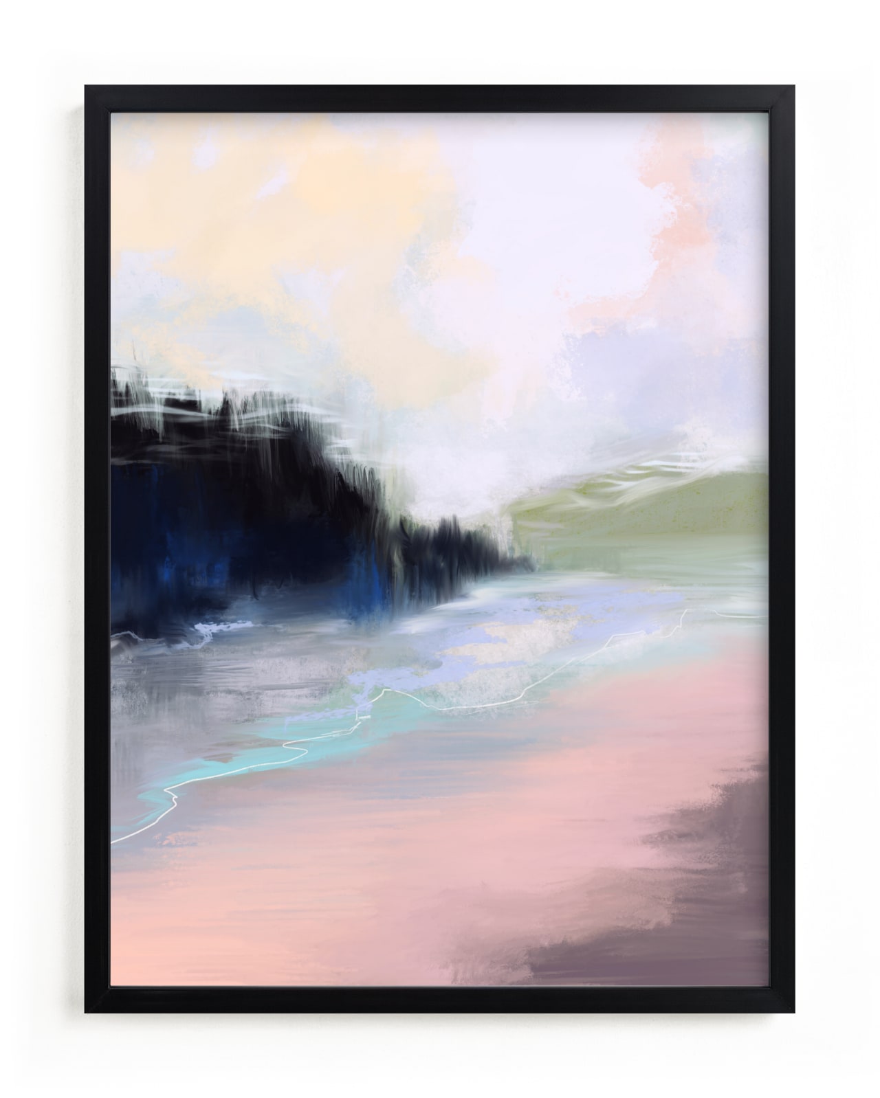 "Meandering Ways" - Limited Edition Art Print by Shraddha Dharia in beautiful frame options and a variety of sizes.