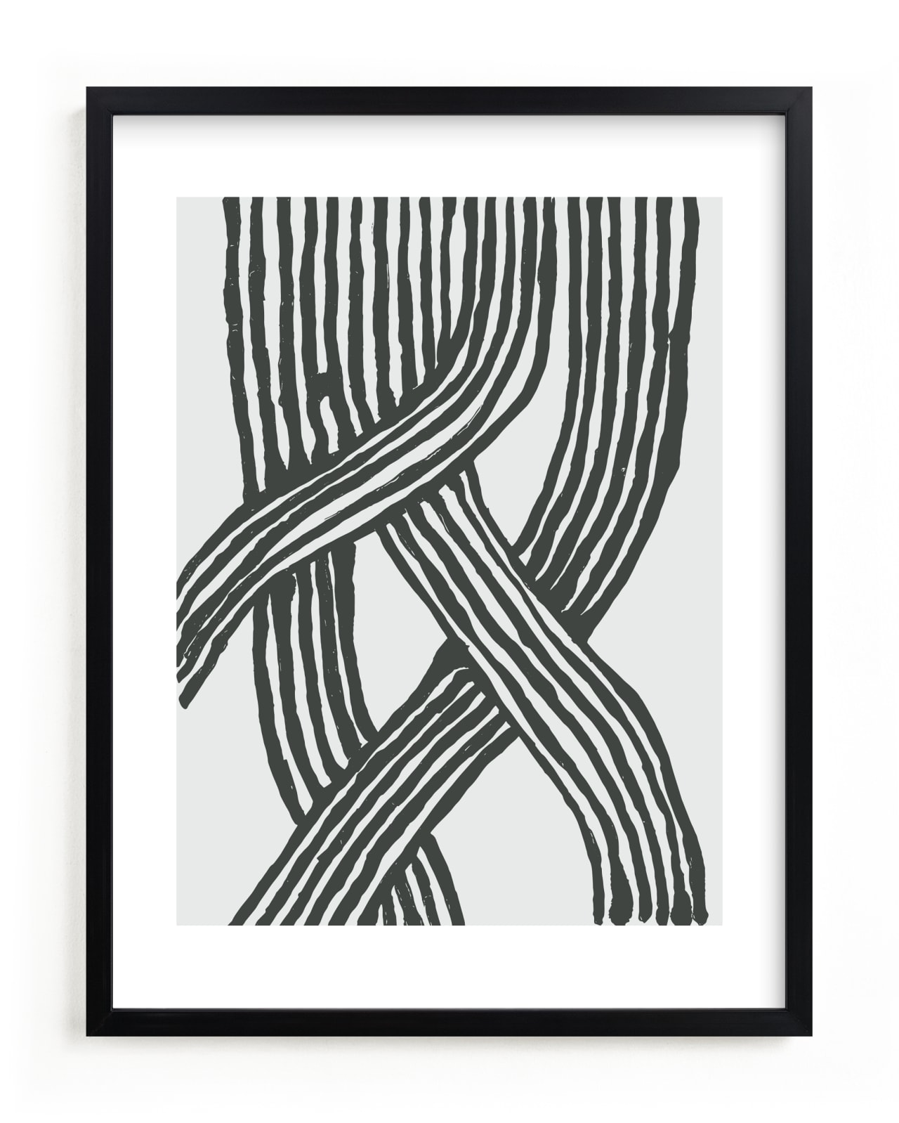 "Braid" - Limited Edition Art Print by Nina Leth in beautiful frame options and a variety of sizes.