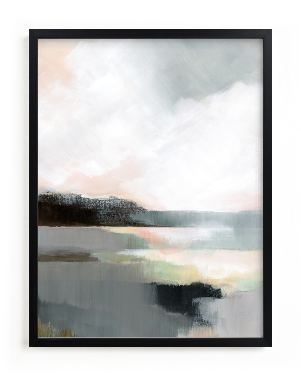 "Sunrise in Grey" - Limited Edition Art Print by AlisonJerry in beautiful frame options and a variety of sizes.