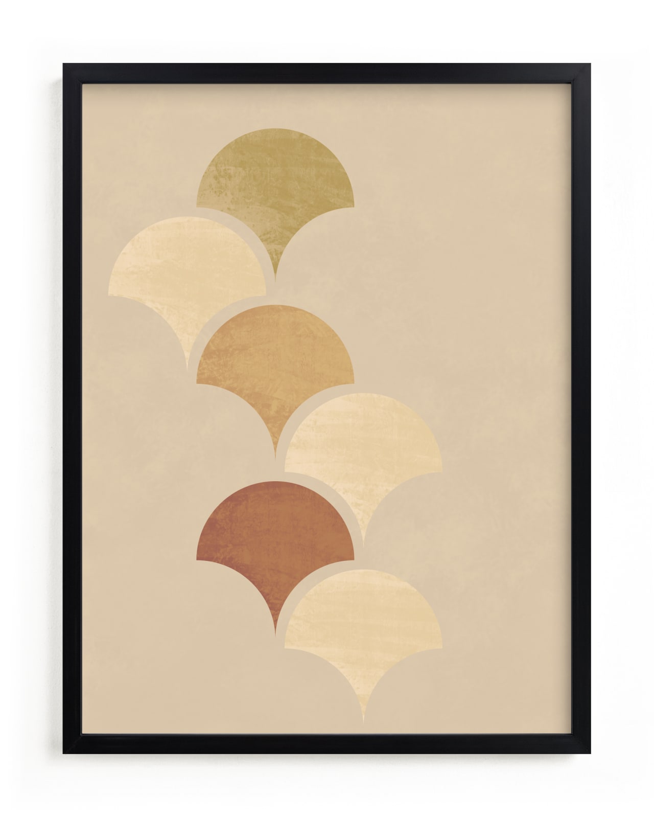 "Ginkgo Leaves" - Limited Edition Art Print by Yohaku Oshima in beautiful frame options and a variety of sizes.