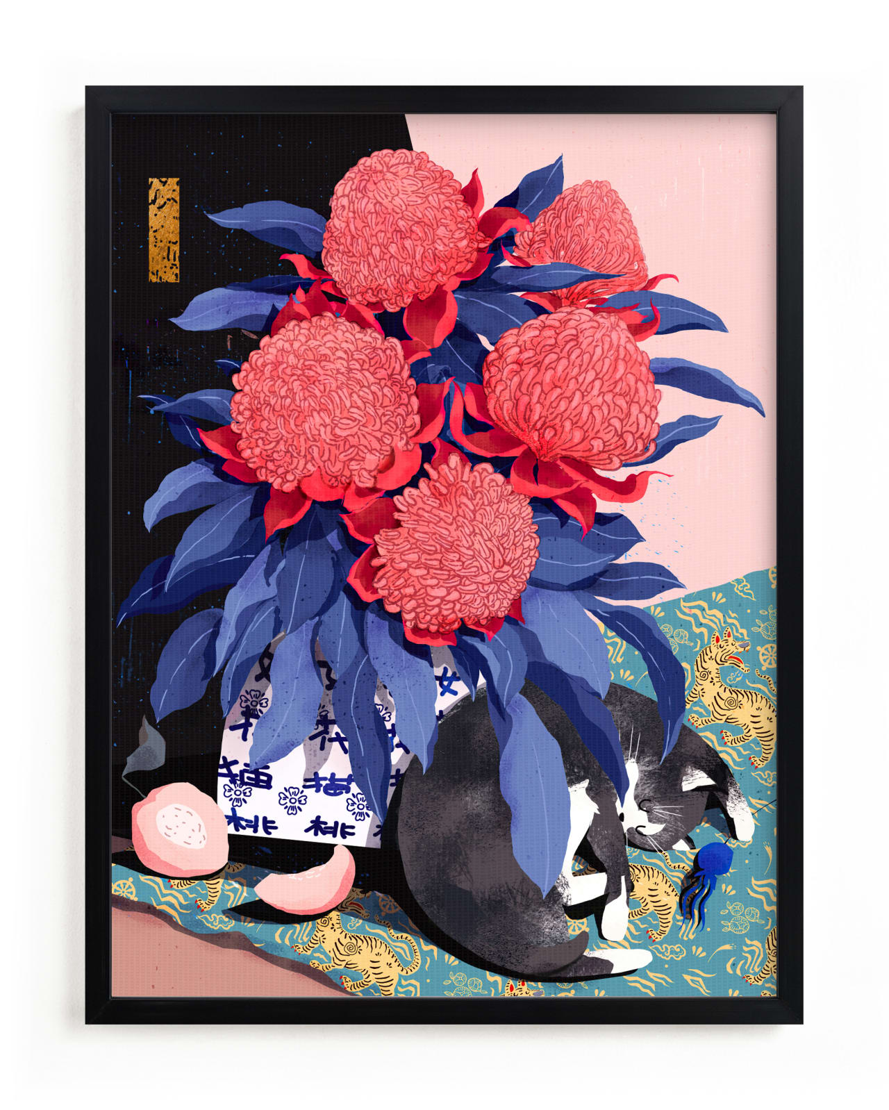 "Afternoon Nap" - Limited Edition Art Print by Jiny He in beautiful frame options and a variety of sizes.