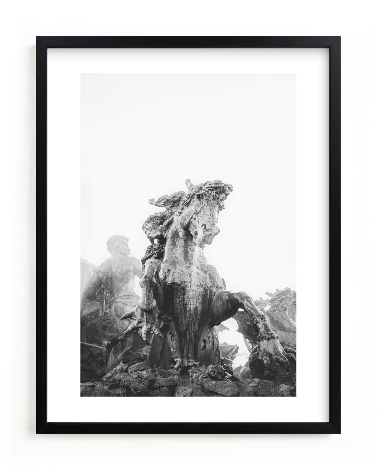 "Fantastical creature, fountain" - Limited Edition Art Print by Jacquelyn Sloane Siklos in beautiful frame options and a variety of sizes.