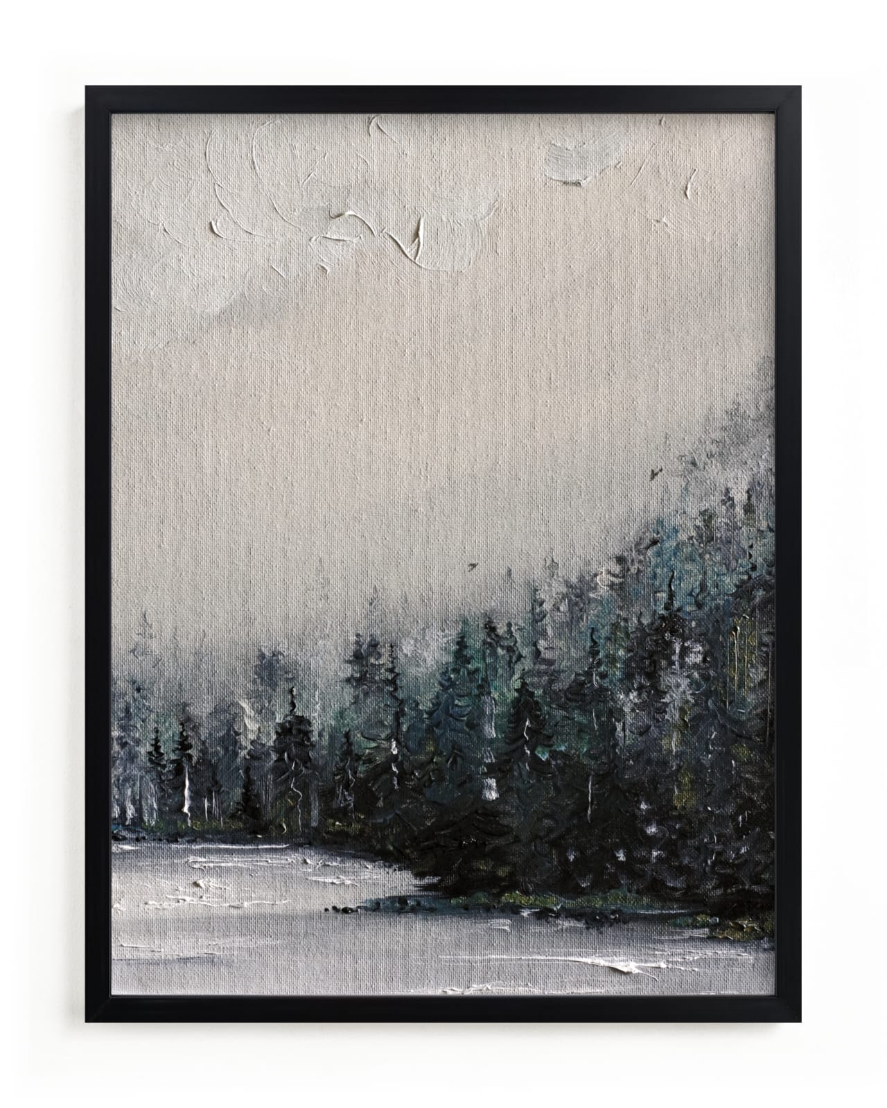 "Fog and Forest" - Limited Edition Art Print by Katy Abraham in beautiful frame options and a variety of sizes.