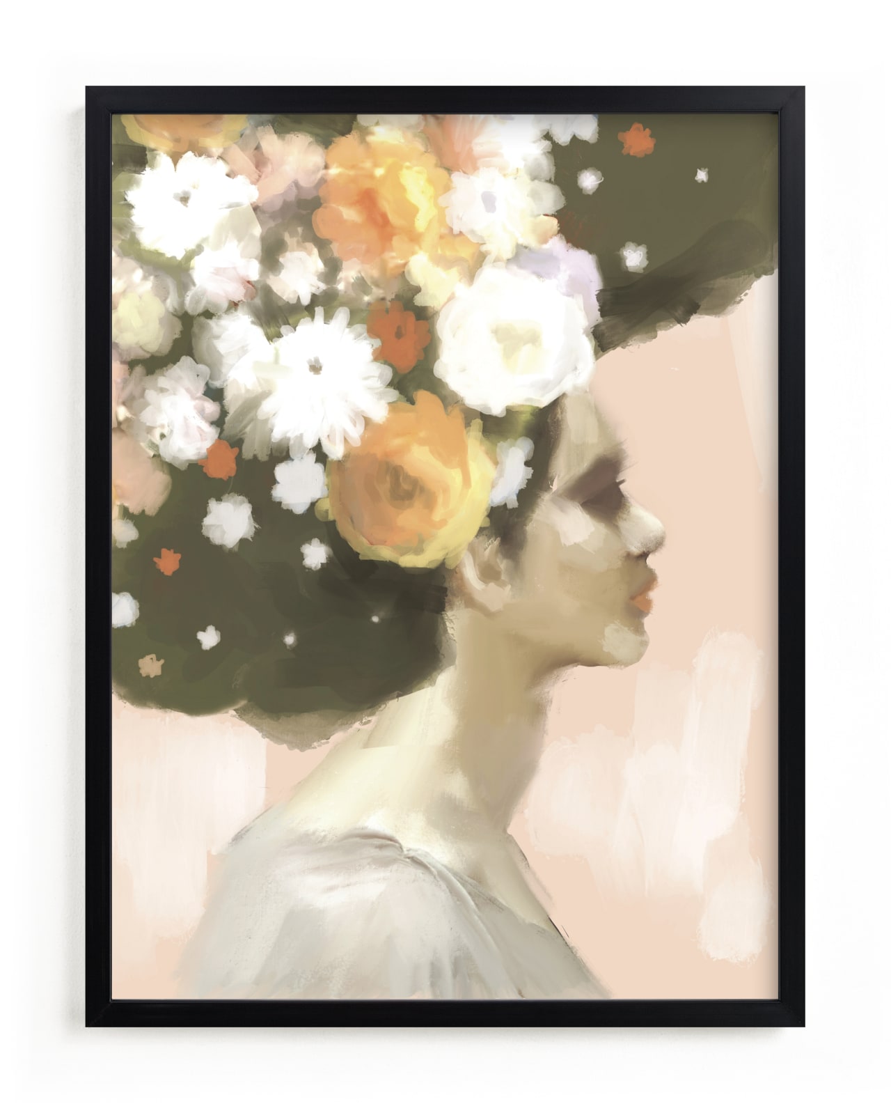 "Flower Power" - Limited Edition Art Print by Hannah Williams in beautiful frame options and a variety of sizes.