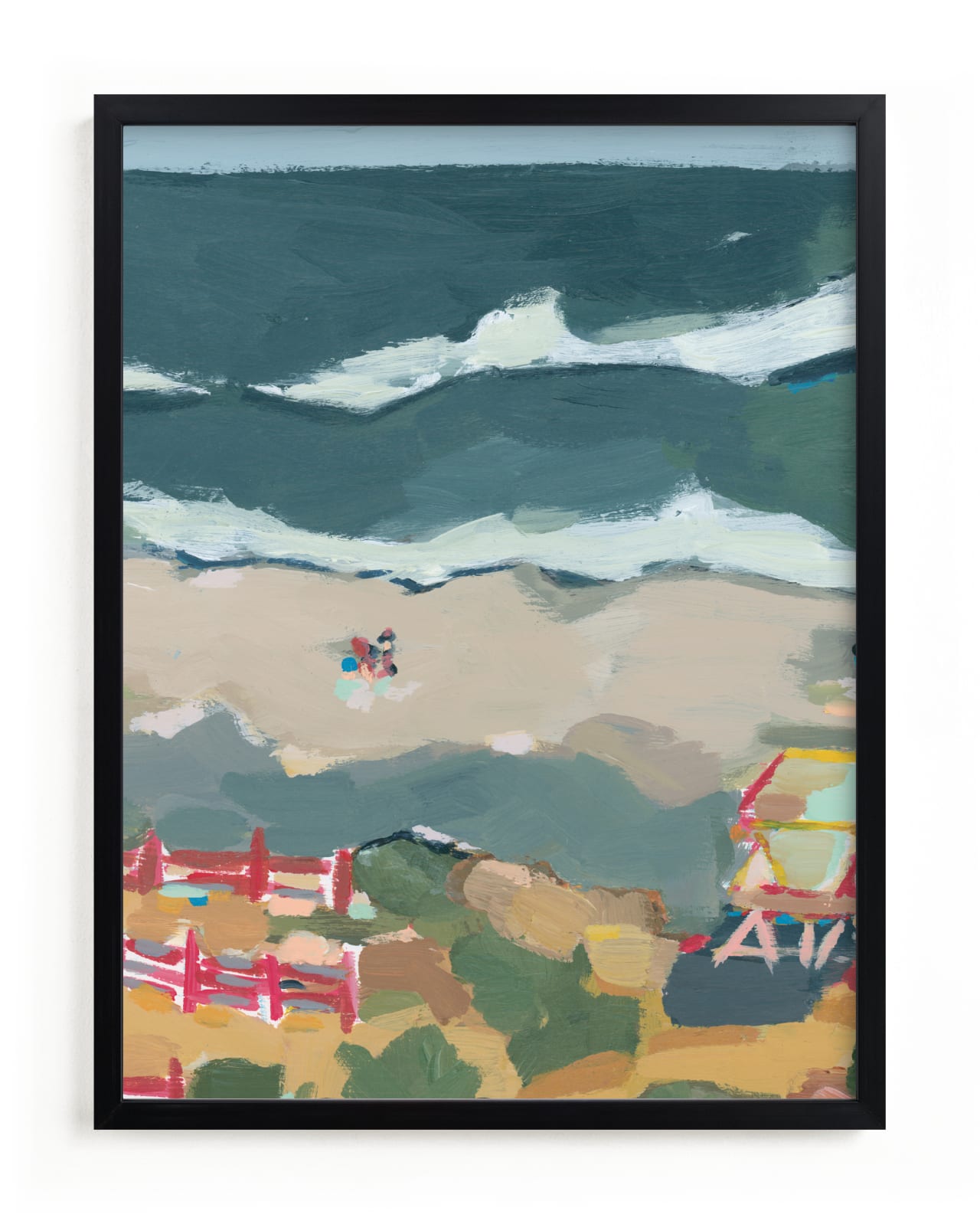 "Leucadia I" - Limited Edition Art Print by Rachel Mercier in beautiful frame options and a variety of sizes.