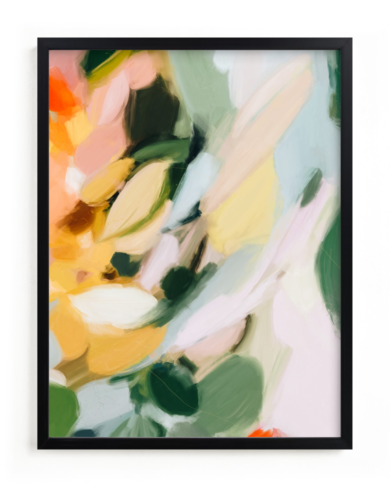 "Petals and Leaves" - Limited Edition Art Print by Parima Studio in beautiful frame options and a variety of sizes.