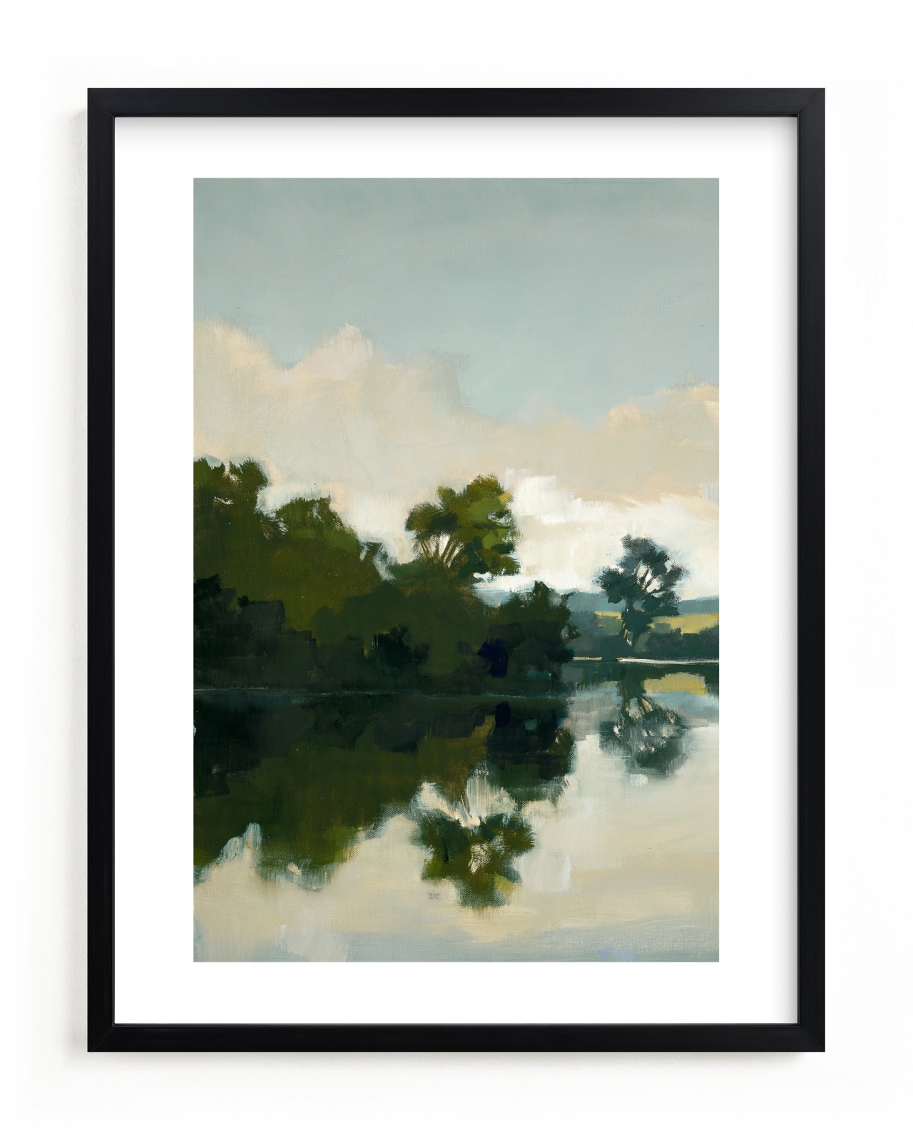 "Tranquil Waters I" - Limited Edition Art Print by Stephanie Goos Johnson in beautiful frame options and a variety of sizes.