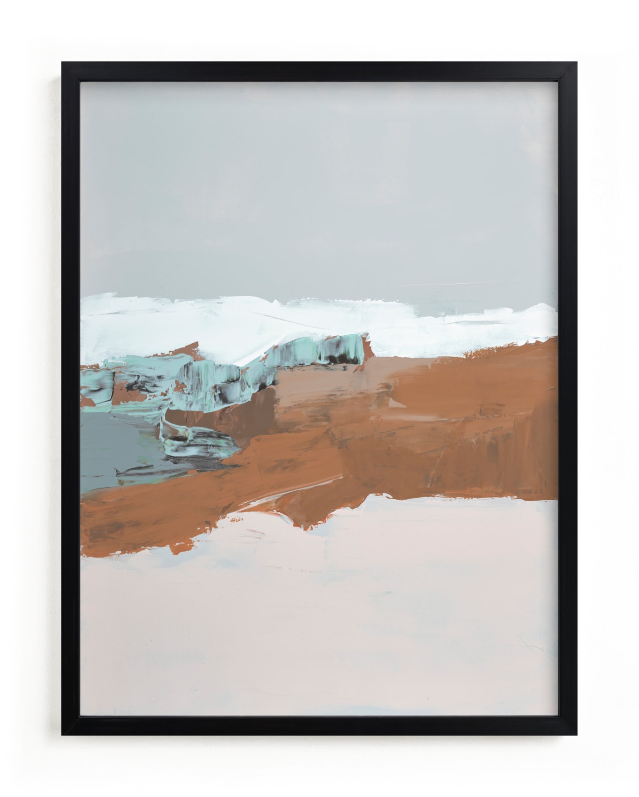 "Sandy Beach" - Limited Edition Art Print by Caryn Owen in beautiful frame options and a variety of sizes.