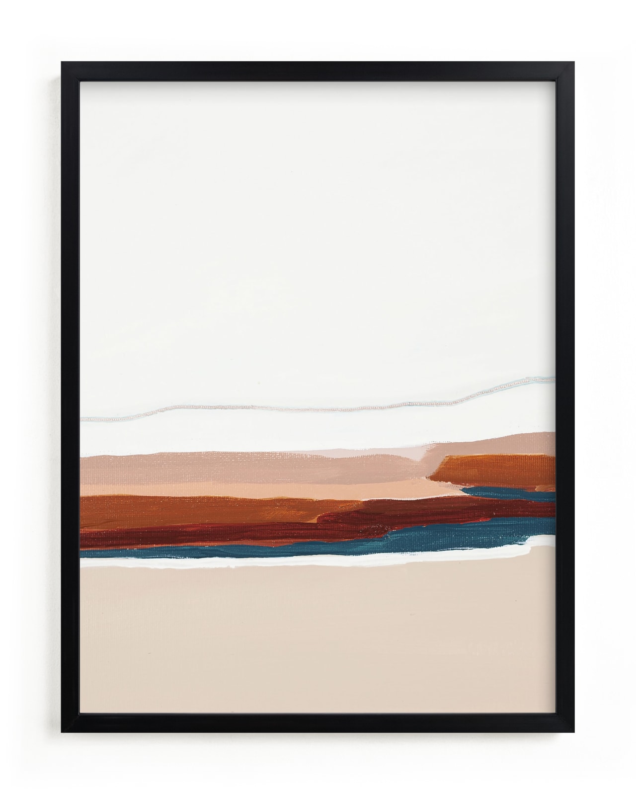 "Warm Pacific Seascape Diptych II" - Limited Edition Art Print by Caryn Owen in beautiful frame options and a variety of sizes.