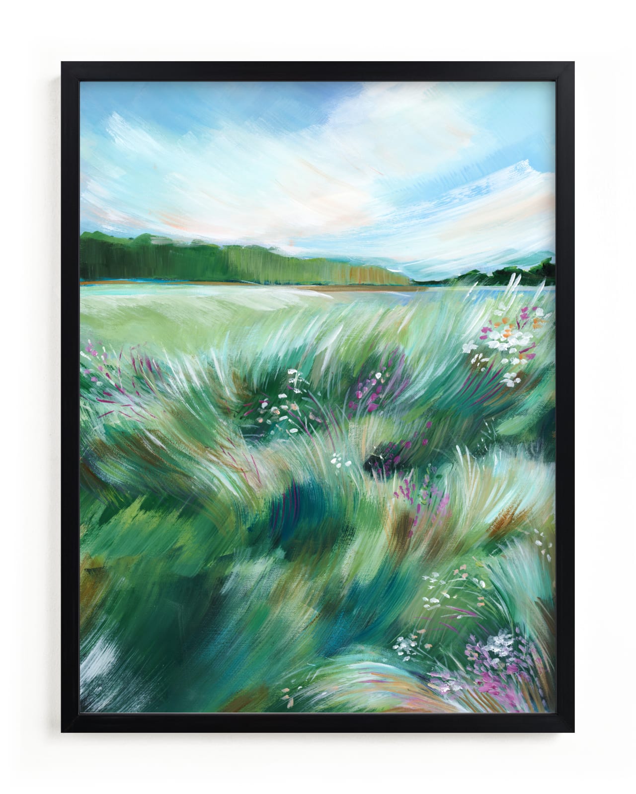 "Those Soft Summer Breezes" - Limited Edition Art Print by AlisonJerry in beautiful frame options and a variety of sizes.