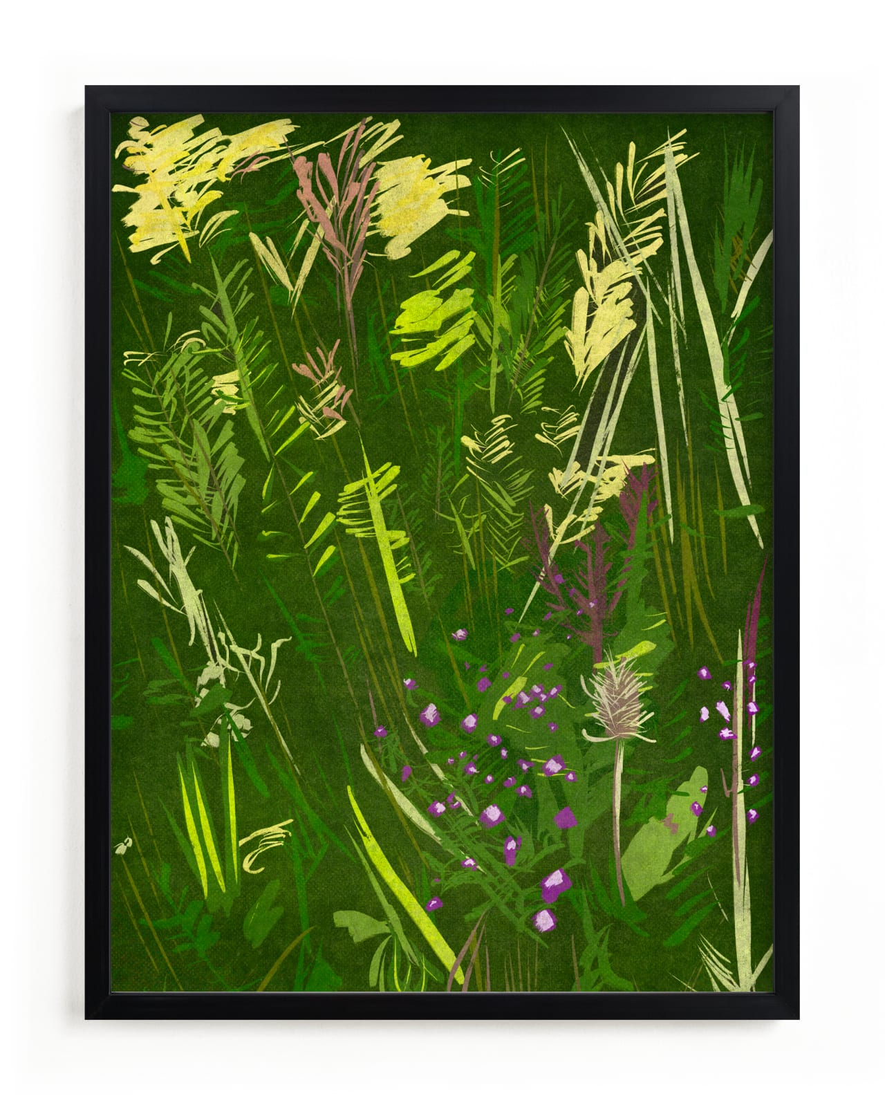 "A View in Green" - Limited Edition Art Print by Michael Hovitch in beautiful frame options and a variety of sizes.