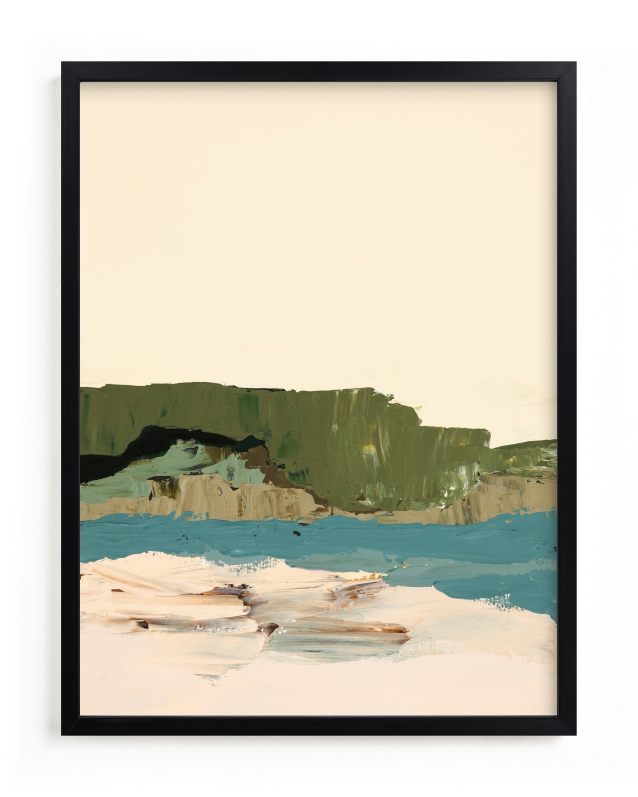 "Muted Series Seascape" - Limited Edition Art Print by Caryn Owen in beautiful frame options and a variety of sizes.