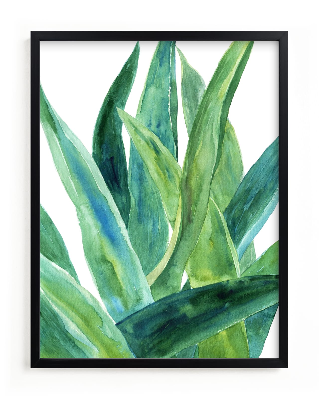 "Tropical plants I" - Limited Edition Art Print by Alexandra Dzh in beautiful frame options and a variety of sizes.