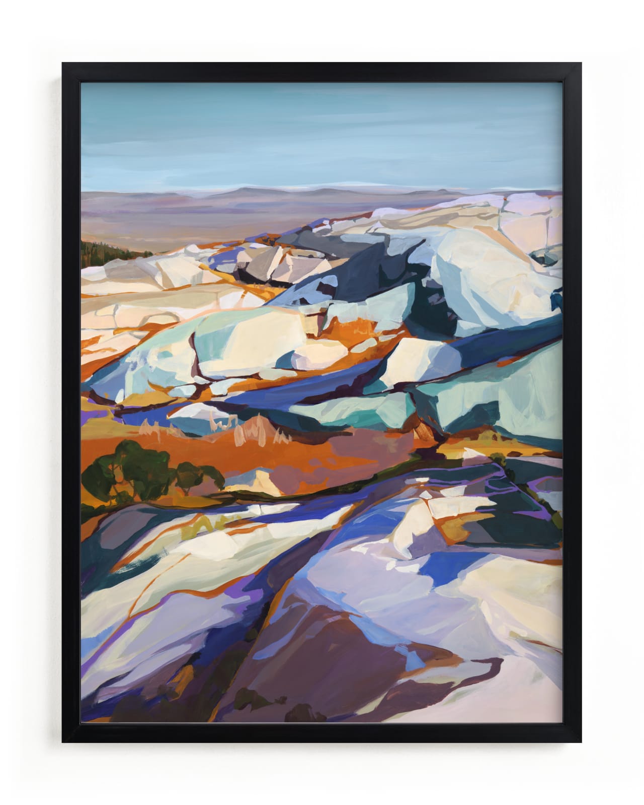 "On the Rocks I" - Limited Edition Art Print by Jess Franks in beautiful frame options and a variety of sizes.