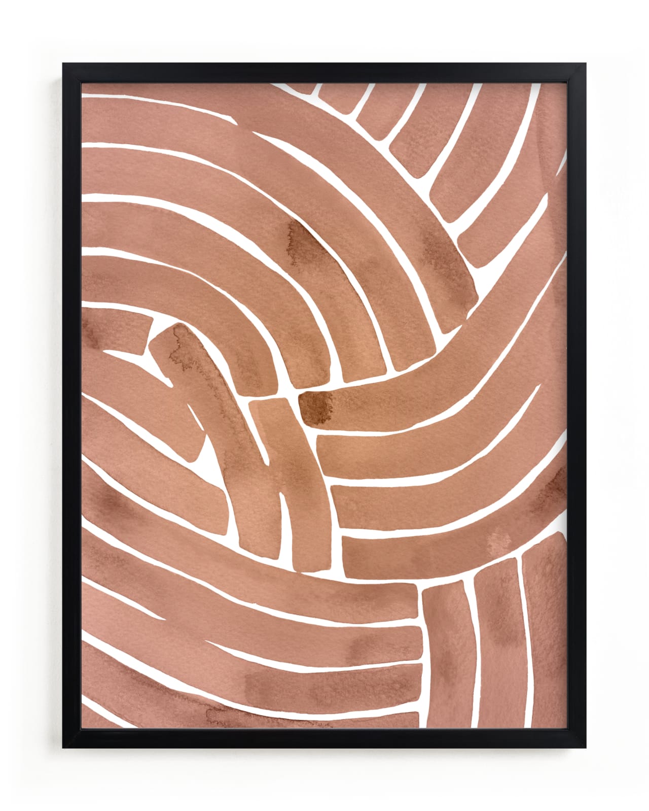 "Curvy lines" - Limited Edition Art Print by Kristine Sarley in beautiful frame options and a variety of sizes.