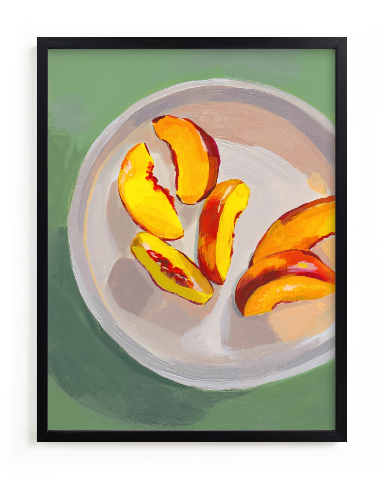 "Peaches" - Limited Edition Art Print by Patrice Horvath in beautiful frame options and a variety of sizes.