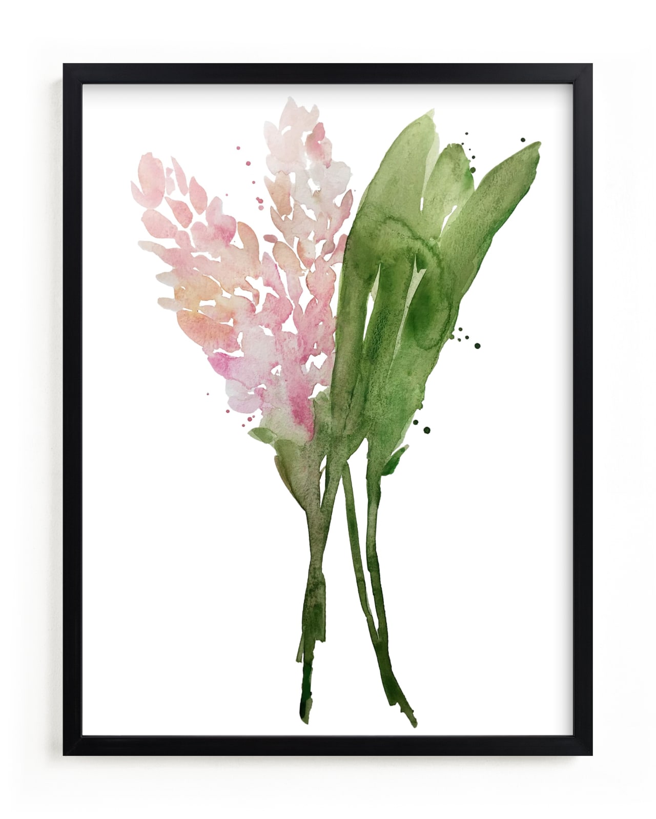 "Awapuhi (`ula`ula)" - Limited Edition Art Print by Kiana Lee in beautiful frame options and a variety of sizes.