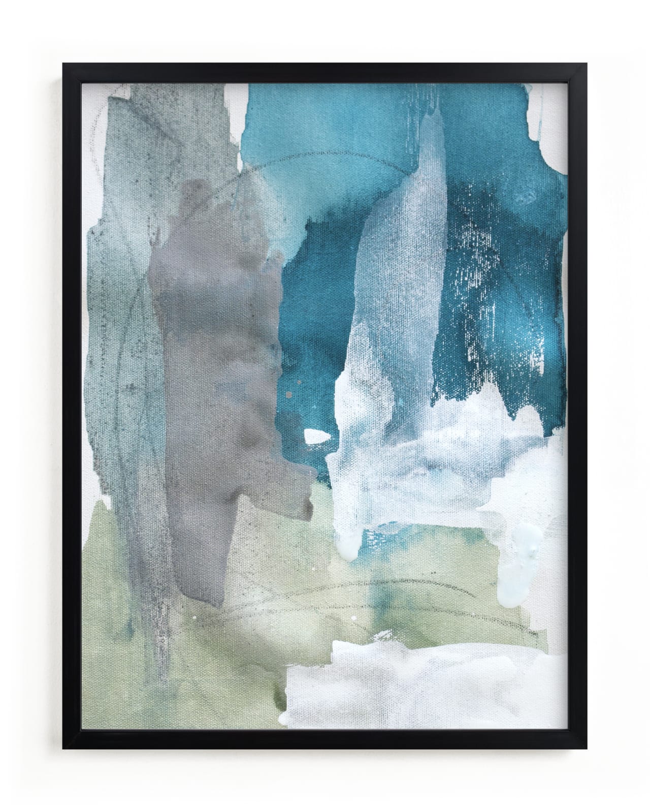 "Sea Glass No. 2" - Limited Edition Art Print by Julia Contacessi in beautiful frame options and a variety of sizes.