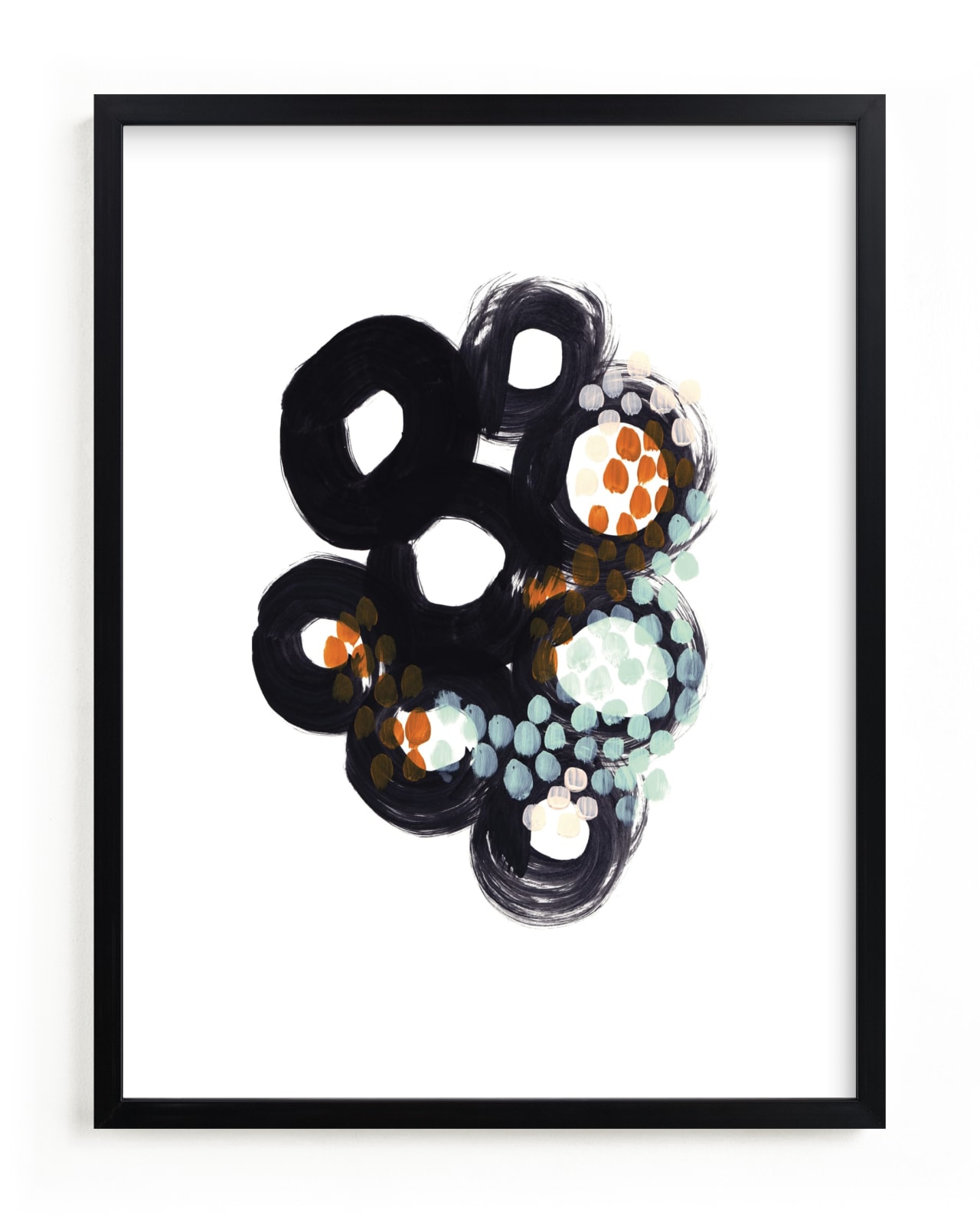 "Circles and Dots" - Limited Edition Art Print by Alethea and Ruth in beautiful frame options and a variety of sizes.