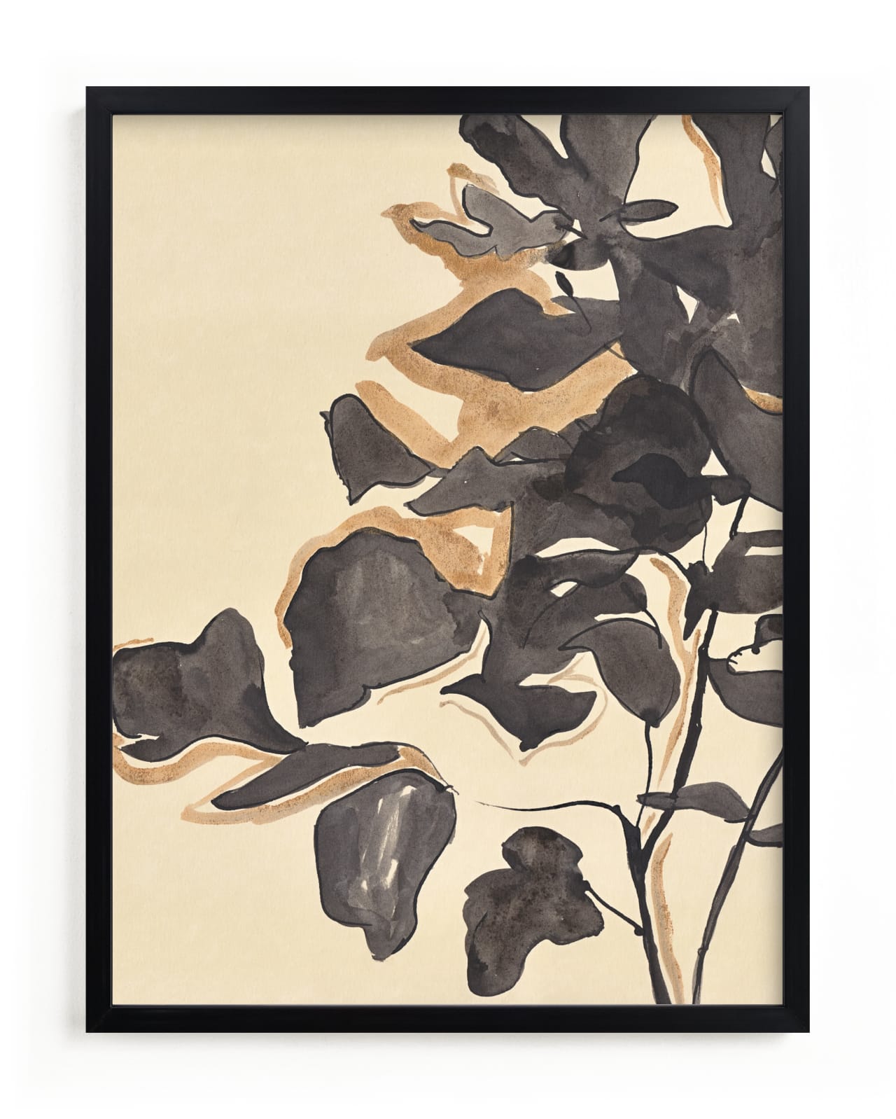 "Young Fig" - Limited Edition Art Print by Laura Condouris in beautiful frame options and a variety of sizes.