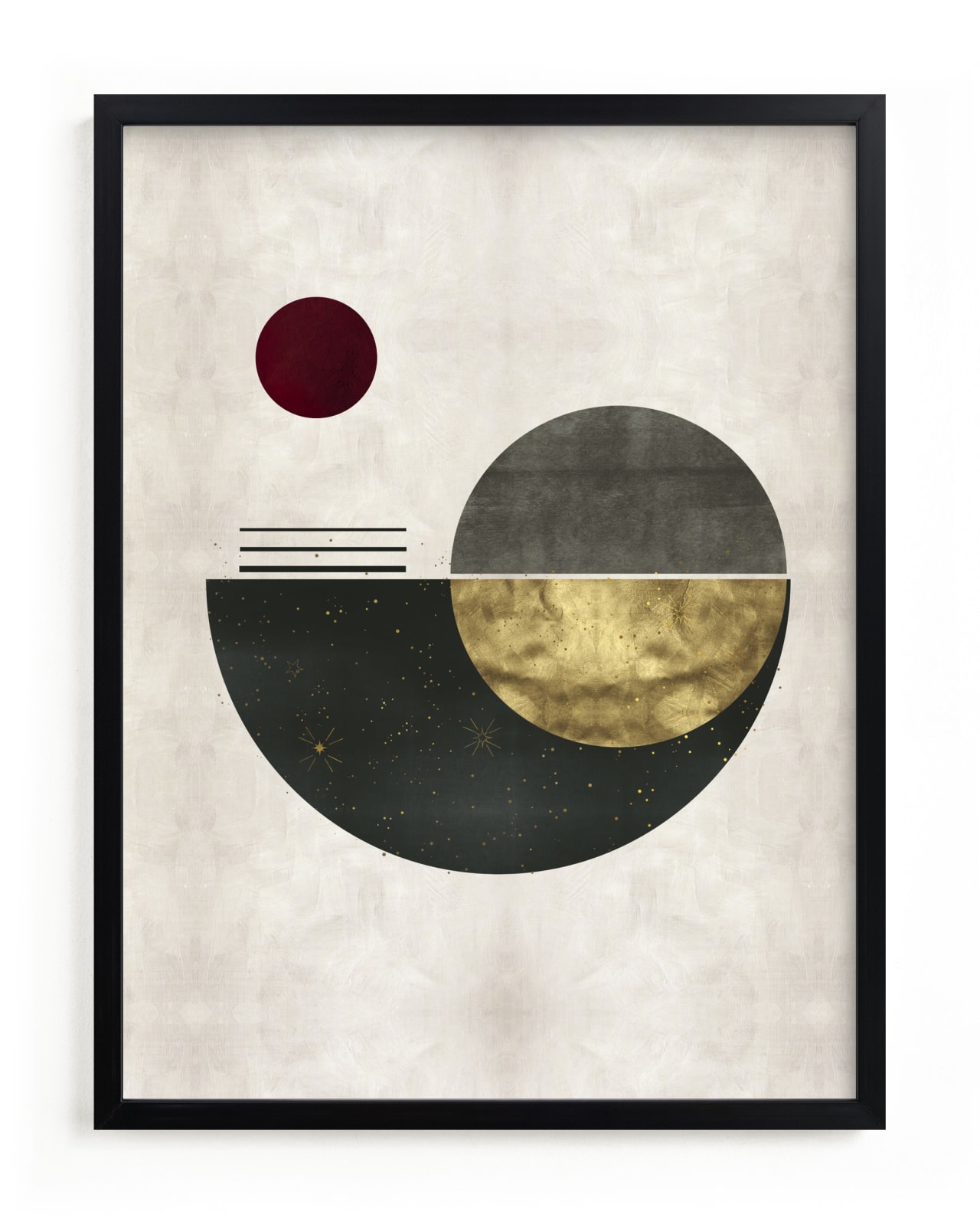 "The Eclipse" - Limited Edition Art Print by Faiza Khan in beautiful frame options and a variety of sizes.