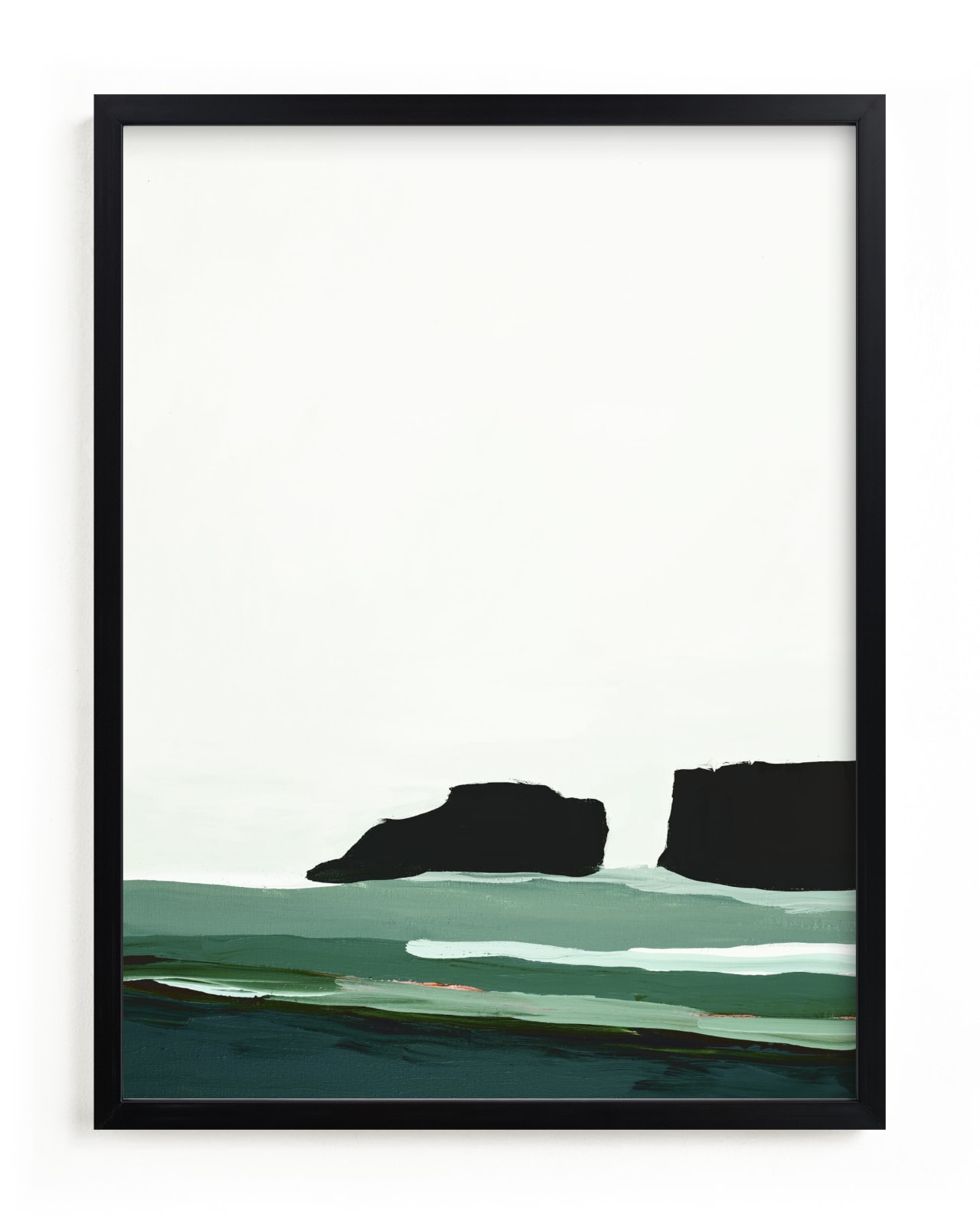"Abstract Pacific Seascape Diptych 1" - Limited Edition Art Print by Caryn Owen in beautiful frame options and a variety of sizes.