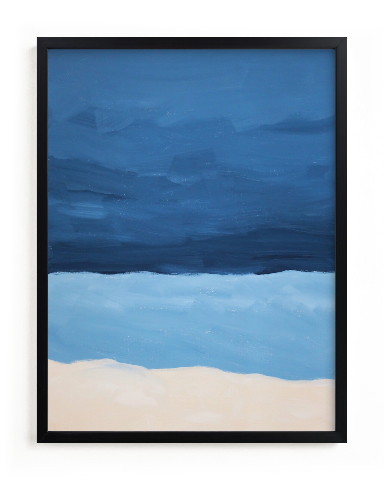 "Blue Horizon" - Limited Edition Art Print by Colleen Ehrlich in beautiful frame options and a variety of sizes.