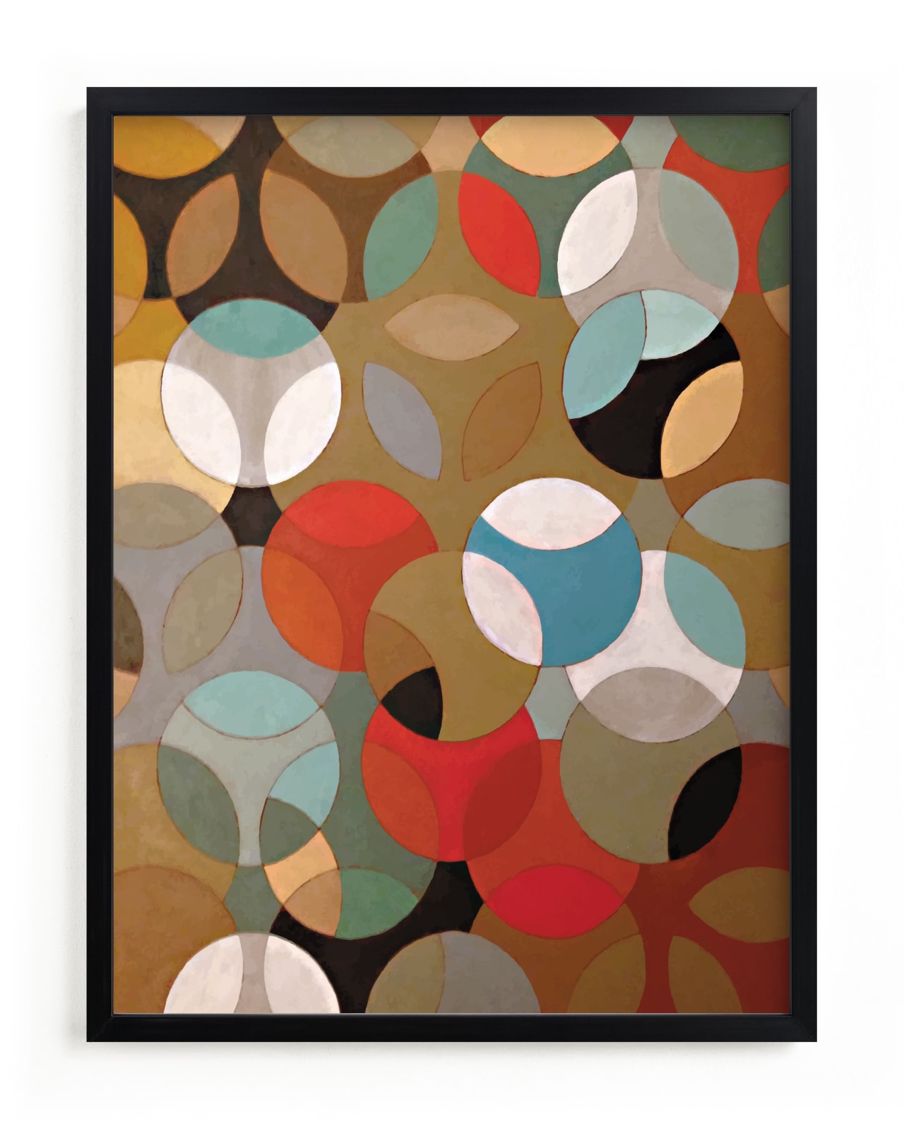 "Prime Oval" - Limited Edition Art Print by Lauren Enjeti in beautiful frame options and a variety of sizes.
