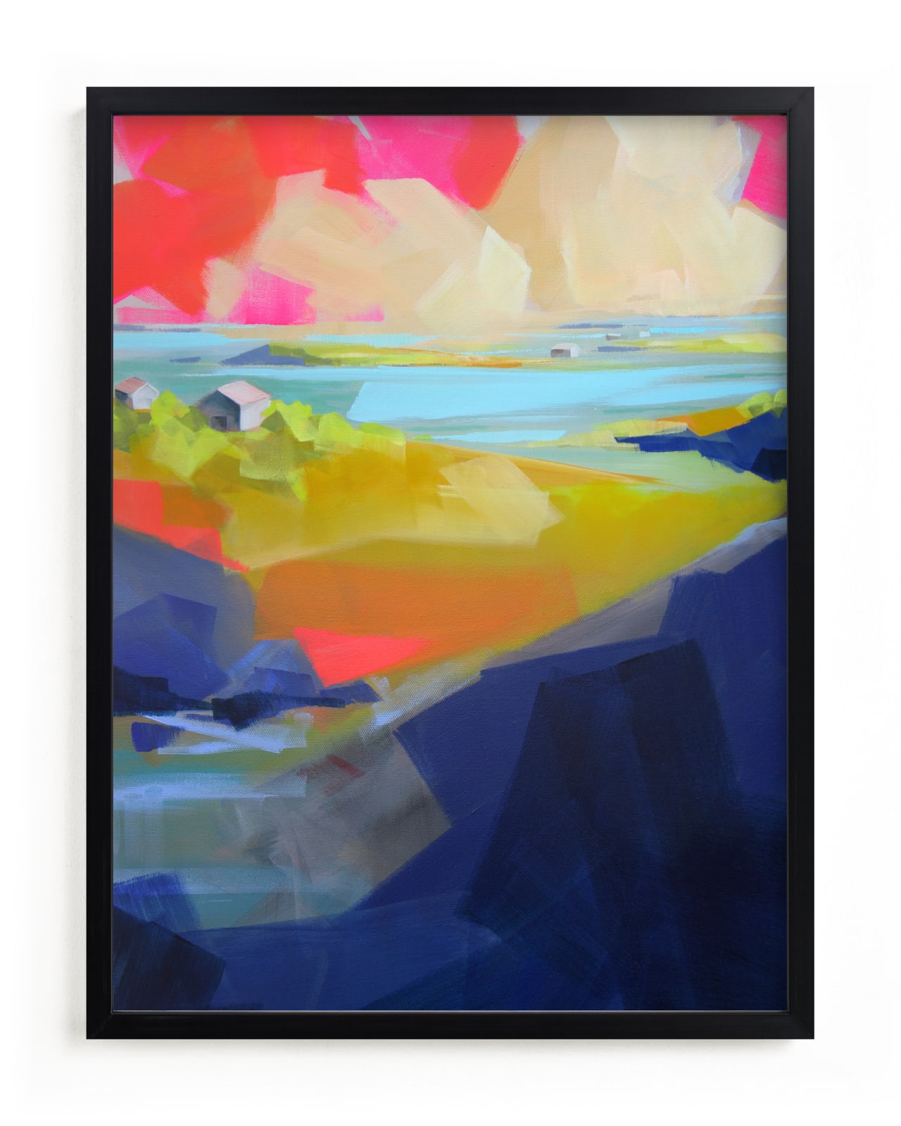 "Gone Coastal" - Limited Edition Art Print by Jess Franks in beautiful frame options and a variety of sizes.