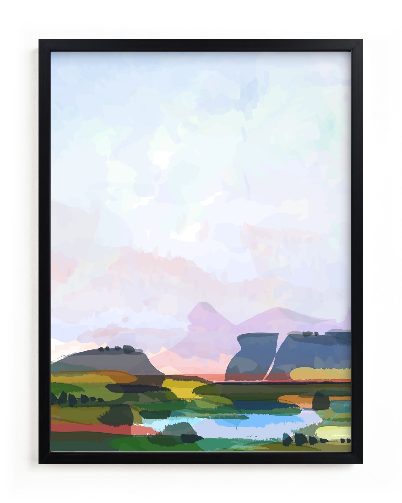 "Pink Summer Haze" - Open Edition Fine Art Print by Sara Shashani in beautiful frame options and a variety of sizes.