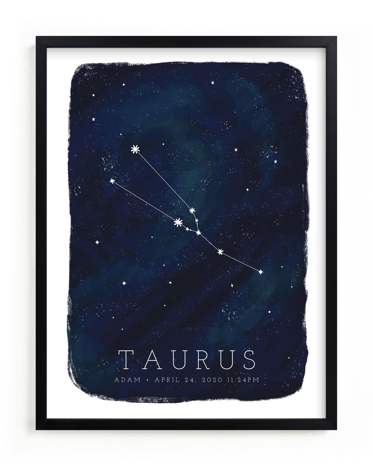 "Zodiac Constellation Taurus" - Custom Open Edition Children's Art Print by Ashley Presutti Beasley in beautiful frame options and a variety of sizes.