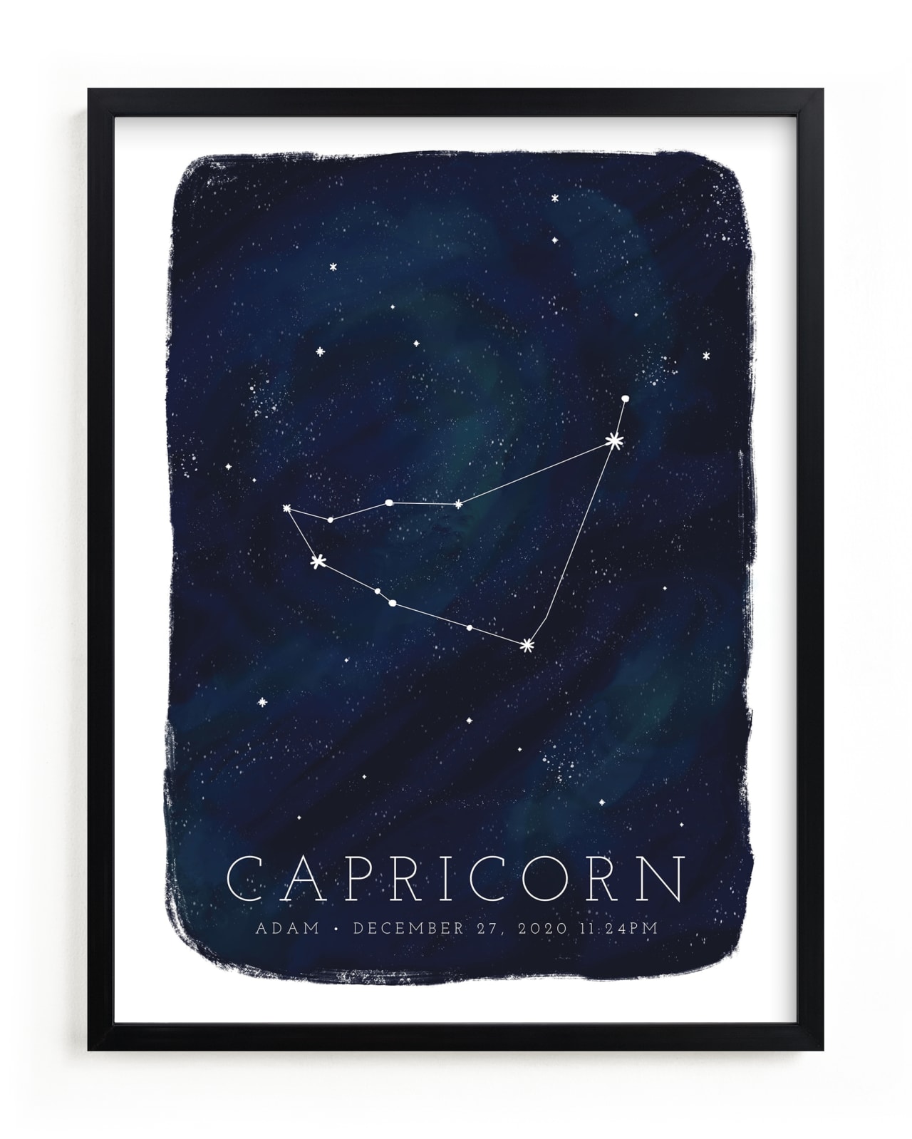 "Zodiac Constellation Capricorn" - Custom Open Edition Children's Art Print by Ashley Presutti Beasley in beautiful frame options and a variety of sizes.