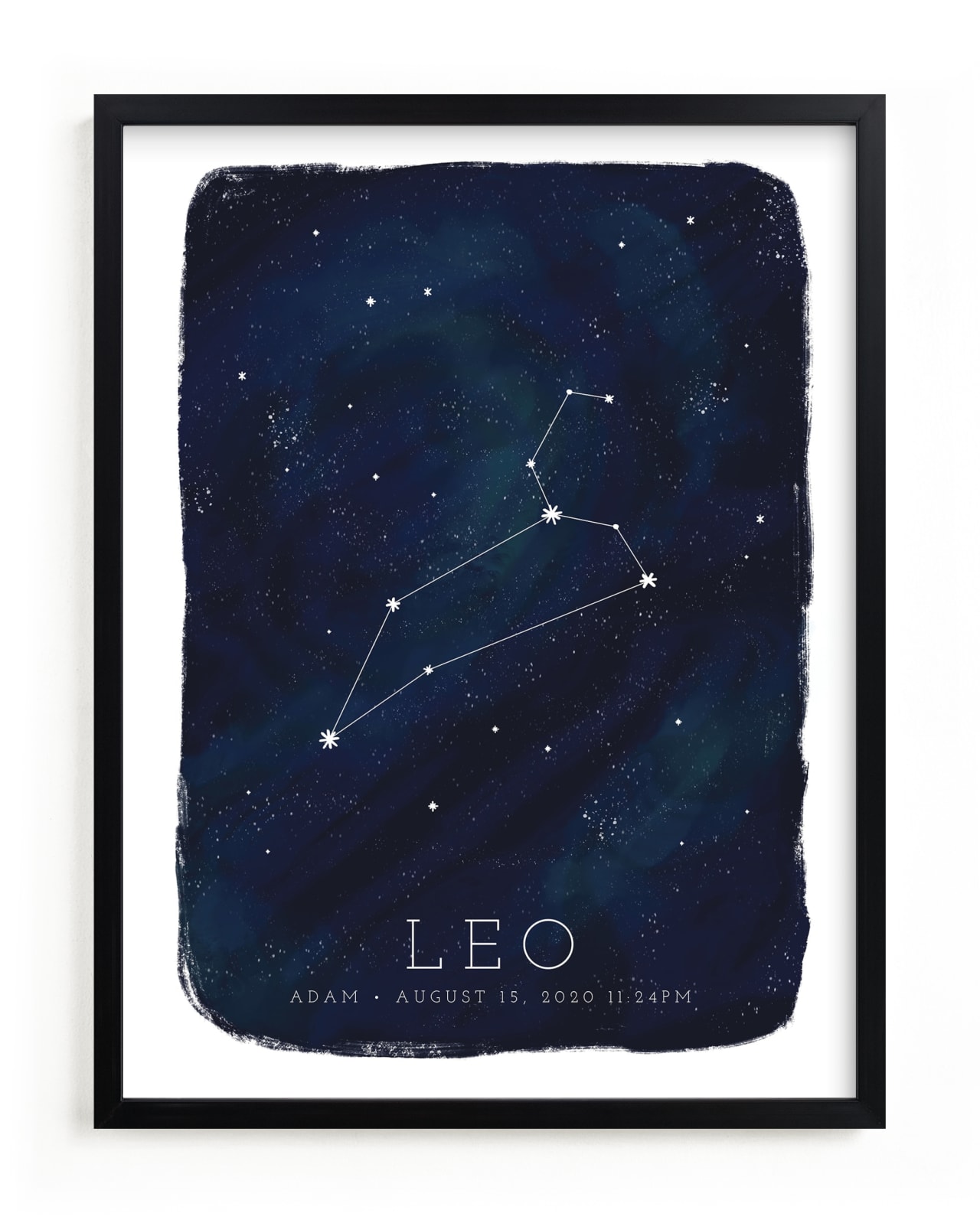 "Zodiac Constellation Leo" - Custom Open Edition Children's Art Print by Ashley Presutti Beasley in beautiful frame options and a variety of sizes.