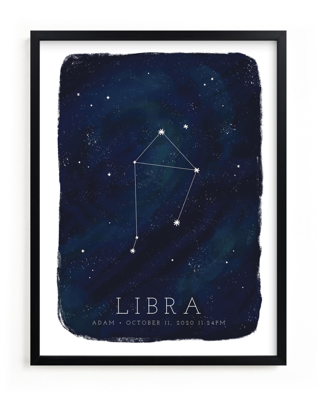 "Zodiac Constellation Libra" - Custom Open Edition Children's Art Print by Ashley Presutti Beasley in beautiful frame options and a variety of sizes.